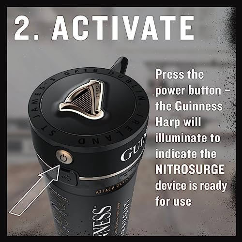Guinness Nitrosurge Device | Perfect Pub Pour | Rugby-Ready