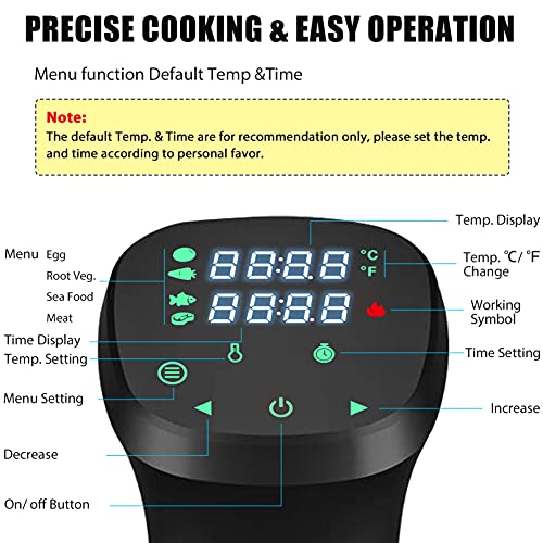 KEAWEO Sous Vide Machine - Accurate Temperature Control