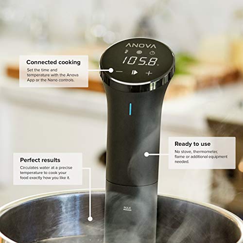 Anova Precision Cooker Nano 2.0 - WiFi, Small, Black