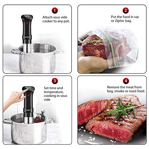 KEAWEO Sous Vide Machine - Accurate Temperature Control