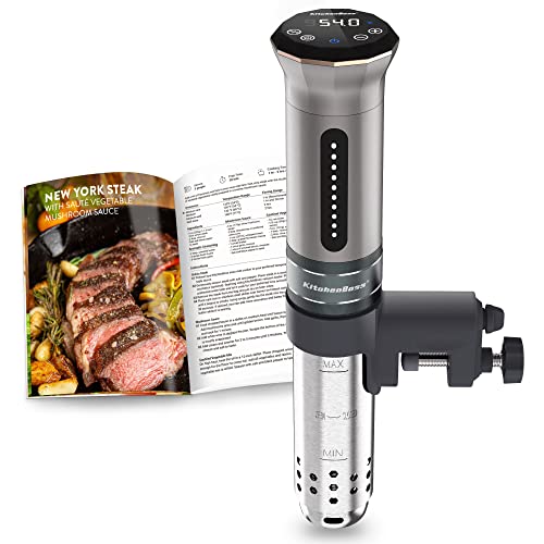 KitchenBoss Sous Vide Cooker: Ultra-Quiet Stainless Steel