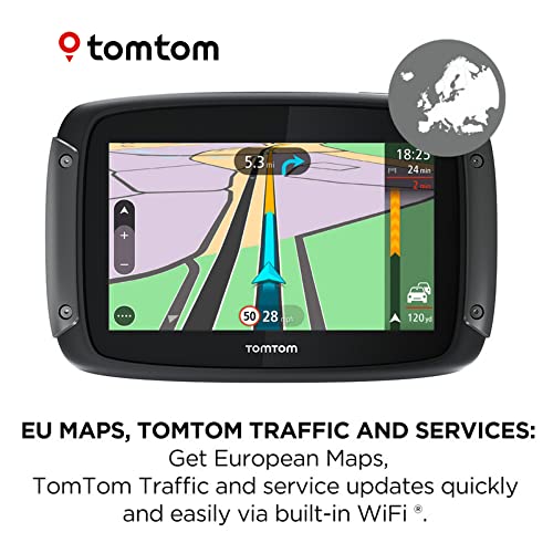 TomTom Motorcycle Sat Nav Rider 500: Wi-Fi Updates, EU Maps, Siri and Google Now Compatibility