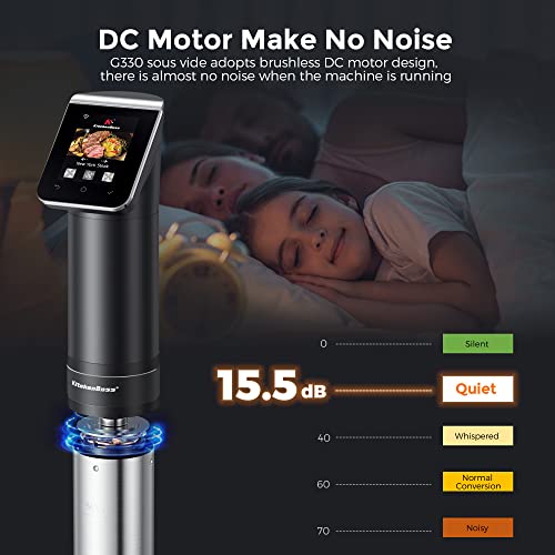 KitchenBoss Sous Vide Machine: WIFI Precision Cooker 1100W