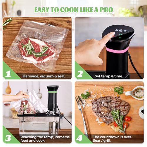 Digital Sous Vide Cooker with Recipe Control