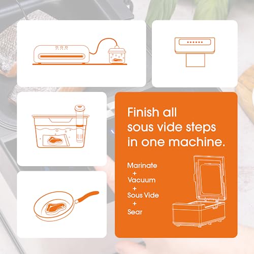 Space Neovide Sous Vide Cooker with Built-in Probe