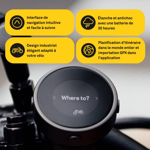 Beeline Moto GPS - Black | Weatherproof, Long Battery | Sat Nav