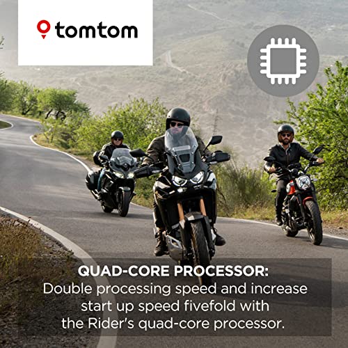 TomTom Motorcycle Sat Nav Rider 500: Wi-Fi Updates, EU Maps, Siri and Google Now Compatibility