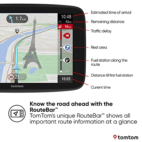 TomTom Car Sat Nav with Real-time Traffic and World Maps