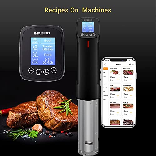 Inkbird WiFi Sous Vide Cooker, Touch Control, 1000W