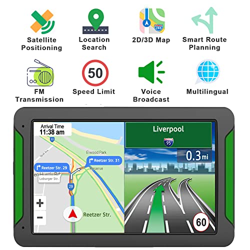 7 inch GPS Navigation for Car Truck HGV Lorry