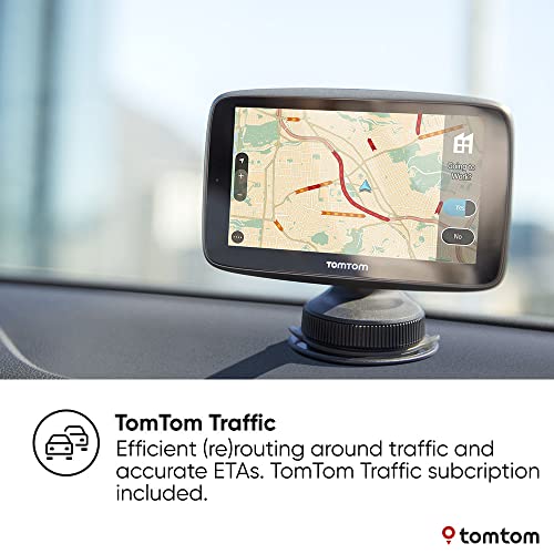 TomTom Car Sat Nav with Real-time Traffic and World Maps