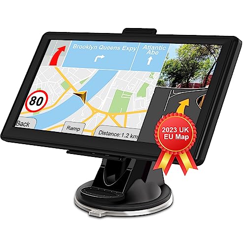 7" UK Sat Nav with 2023 Europe Maps