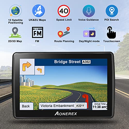 7" Touchscreen GPS Navigation for Car Truck Lorry