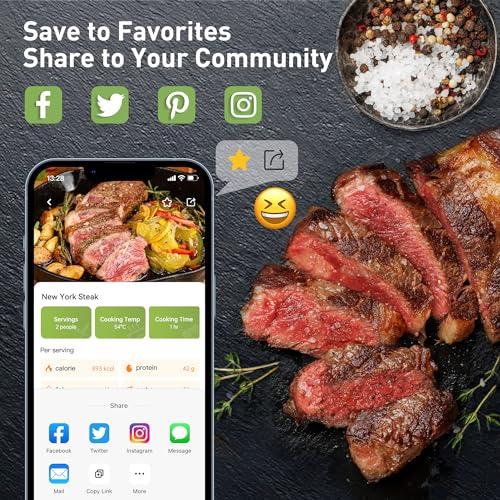 KitchenBoss WIFI Sous Vide Cooker: Ultra Quiet 1100W