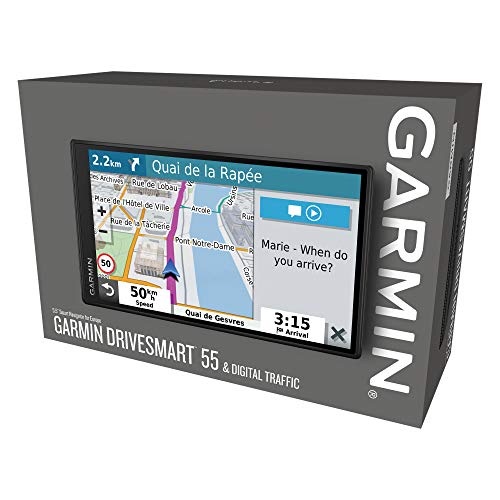 Garmin DriveSmart 55 - 5.5" Sat Nav with Edge-to-Edge Display
