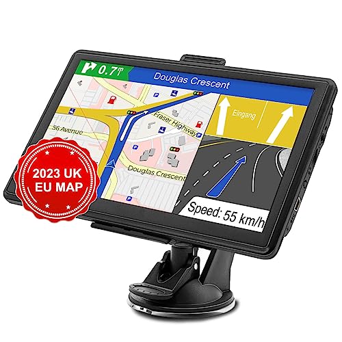 7 inch GPS Sat Nav with 2023 European Maps