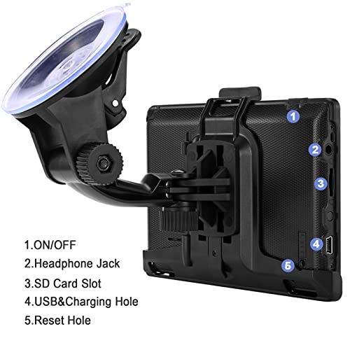 OHREX Car Sat Nav, 5 inch - GPS for Car Truck Lorry