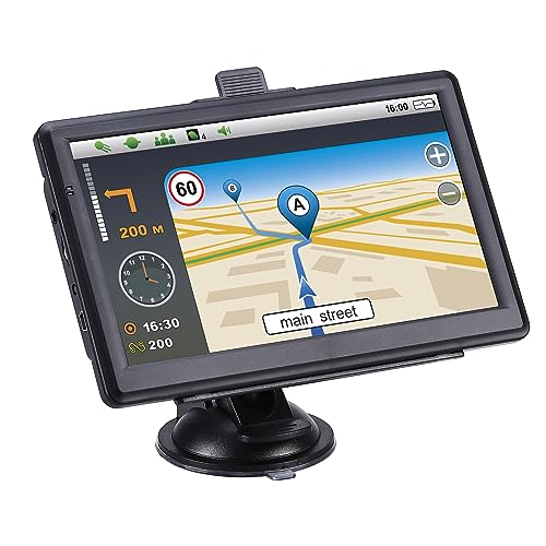 7" Touch Screen GPS Navigation System with 52 Maps