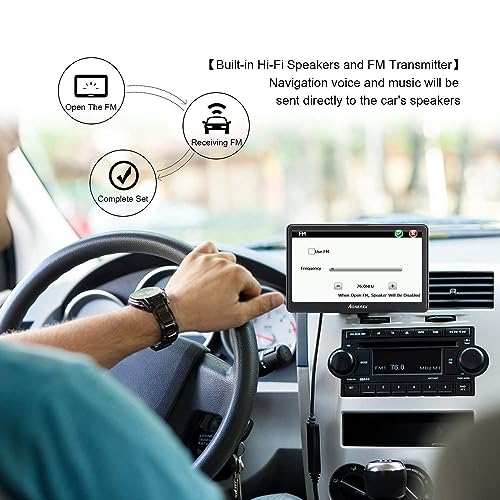 Aonerex GPS Navigation System - 7 inch Touchscreen