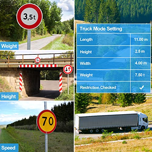 7" UK Sat Nav with 2023 Europe Maps