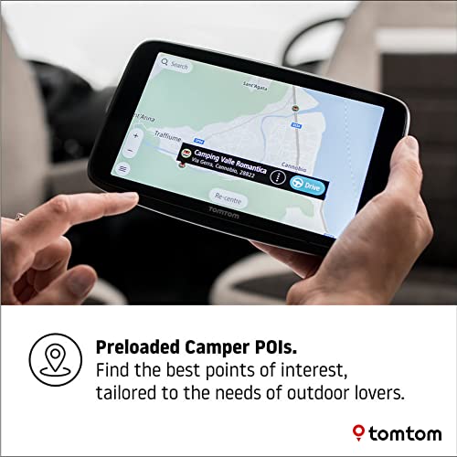 TomTom GO Camper: 7" HD Screen, Wi-Fi Updates