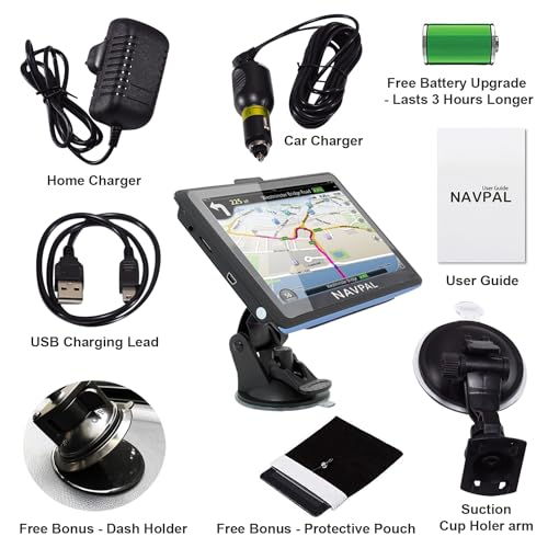 7 Inch NAVPAL SAT NAV - UK EUROPE EDITION