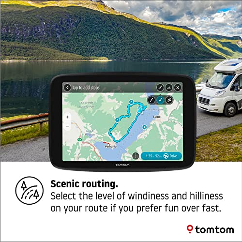 TomTom GO Camper: 7" HD Screen, Wi-Fi Updates