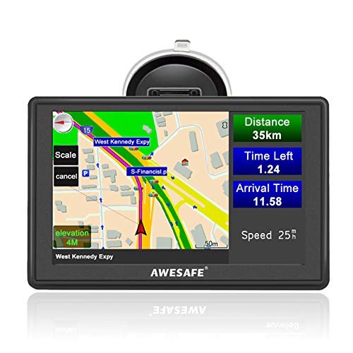 5" Car Sat Nav w/ UK Ireland Maps & Speed Camera Alerts