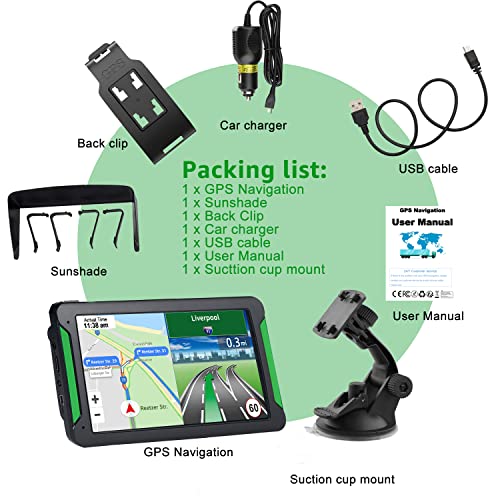 7 inch GPS Navigation for Car Truck HGV Lorry