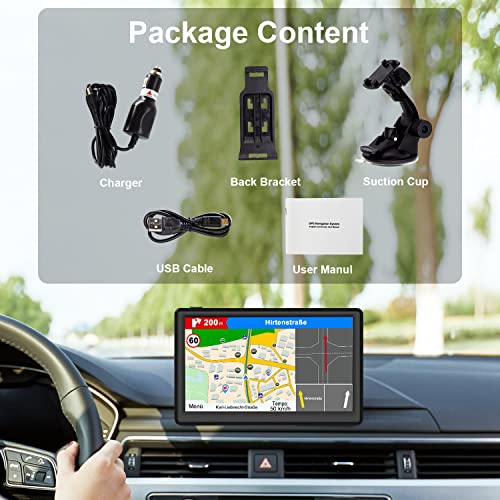 7" UK Sat Nav with 2023 Europe Maps
