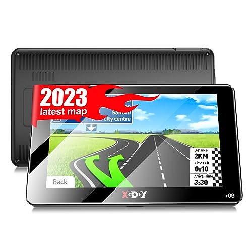 Xgody 7" Sat Nav: UK Europe Maps & Speed Limit