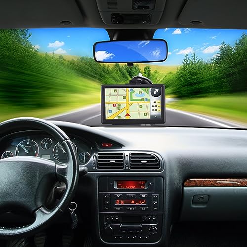 7" Touch Screen GPS Navigation System with 52 Maps
