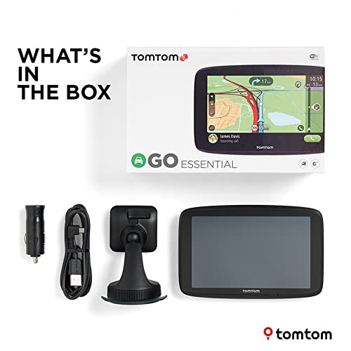 TomTom Car Sat Nav GO Essential - 6 Inch, WiFi Updates