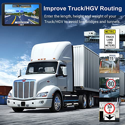 7" Xgody Sat Nav with Lifetime Updates & Speed Camera Alerts