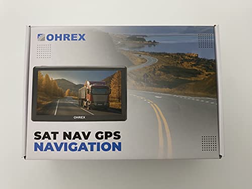 OHREX 9" Sat Nav: Car Truck HGV LGV GPS
