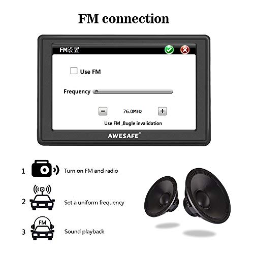 5" Car Sat Nav w/ UK Ireland Maps & Speed Camera Alerts