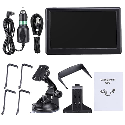 7" Touch Screen GPS Navigation System with 52 Maps