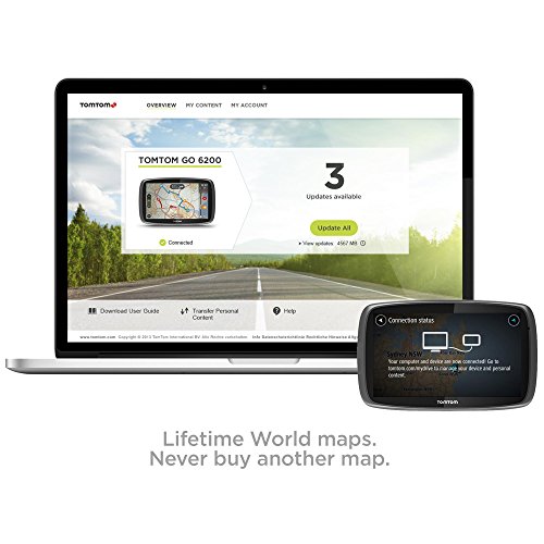 TomTom Car Sat Nav GO 620 - 6" Handsfree, Siri, Google, WiFi Updates