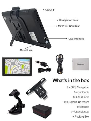 5 Inch GPS Navigator: Jimwey UK Sat Nav
