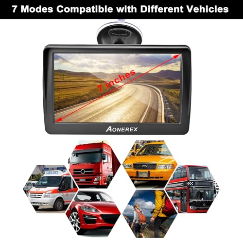 Aonerex GPS Sat Nav for Car Truck Lorry