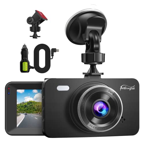 Pathinglek 1080P Dash Cam: LCD Screen, Wide Angle
