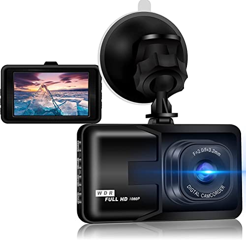 HD Dash Cam 720P, On-Dashboard Video Recorder