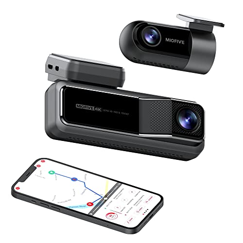 4K+2K Dual Dash Cam with 5G WiFi, GPS