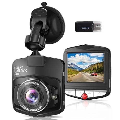 Full HD Dash Cam with G-Sensor and Loop Recording