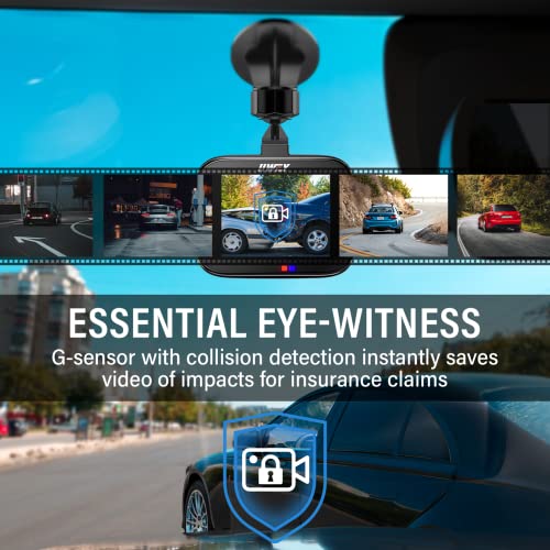 IIWEY Mini Hidden Dash Cam 1080P Front Camera