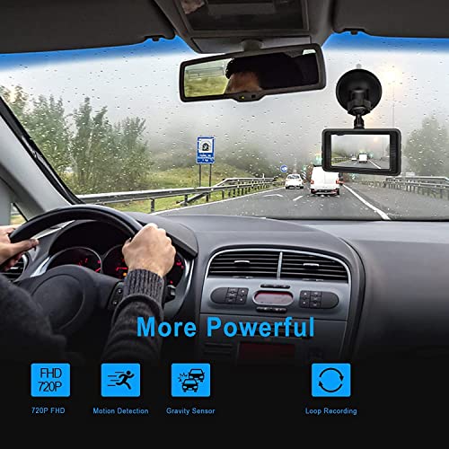 HD Dash Cam 720P, On-Dashboard Video Recorder