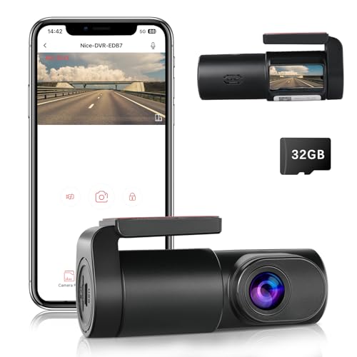 WiFi DashCam for Cars with Wide-Angle FOV