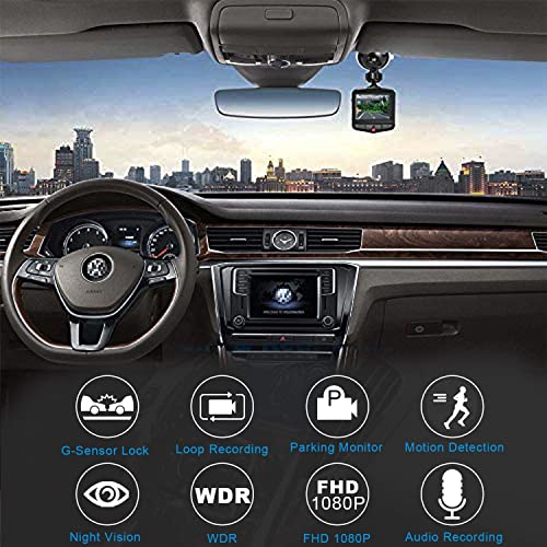 Kawer Dash Cam: Upgraded Night Vision Car DVR