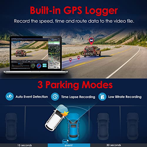 VIOFO A119 V3 Dash Cam - Enhanced Night Vision, Wide Angle