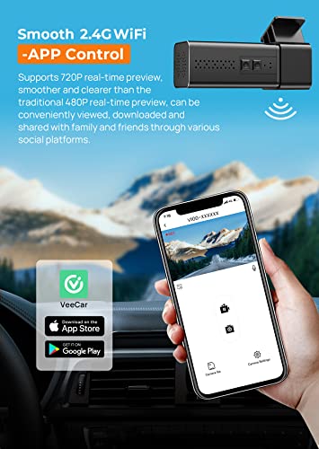 WiFi 2.5K 1440P Car Dash Cam